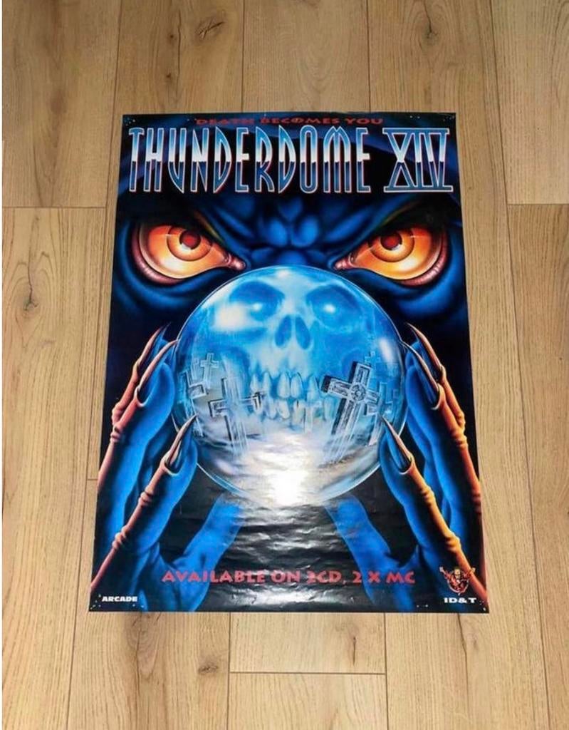 Thunderdome 14 poster, Ophalen of Verzenden, Zo goed als nieuw, Overige genres, Overige formaten