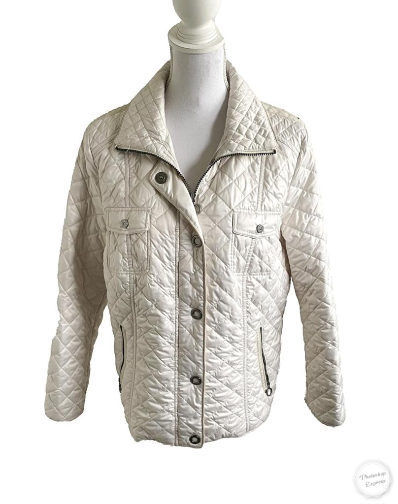 Mooie tussenjas van Barbara Lebek 44, Lebek International Fashion GmbH & Co. KG, Beige, Maat 42/44 (L), Ophalen of Verzenden
