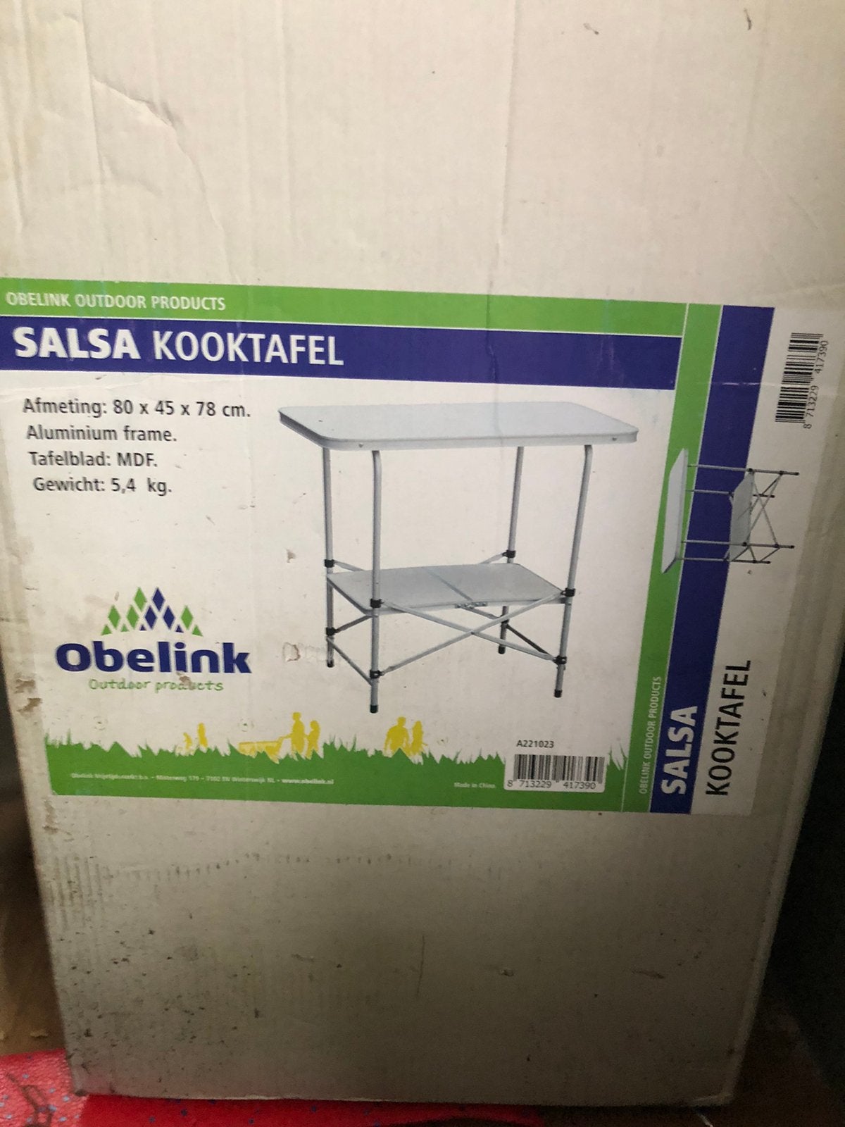 Camping kooktaffel nieuw., Ophalen, Zo goed als nieuw