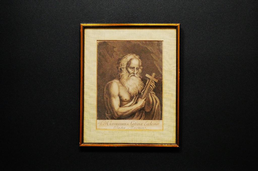 Gravure portret S. Hieronimus De Heilige Hiëronymus, Ophalen of Verzenden