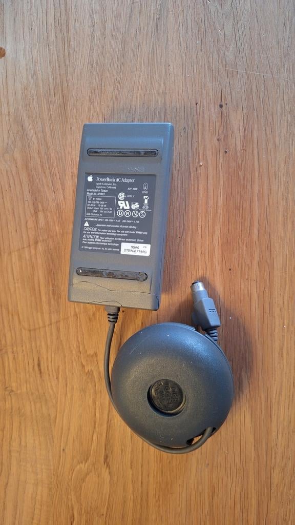 Macintosh Powerbook AC adapter M1893, Ophalen of Verzenden, Apple Macintosh