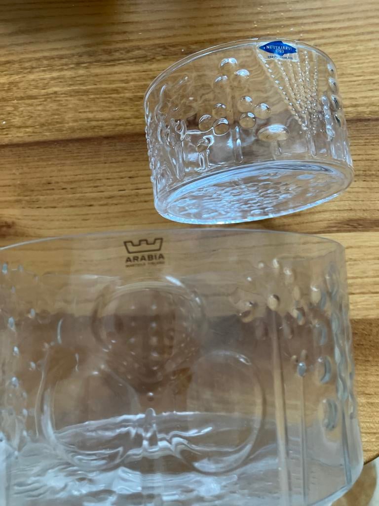Arabia Finland Nuutajärvi wartsila schalen oliva Toikka, Antiek en Kunst, Antiek | Glas en Kristal, Ophalen of Verzenden