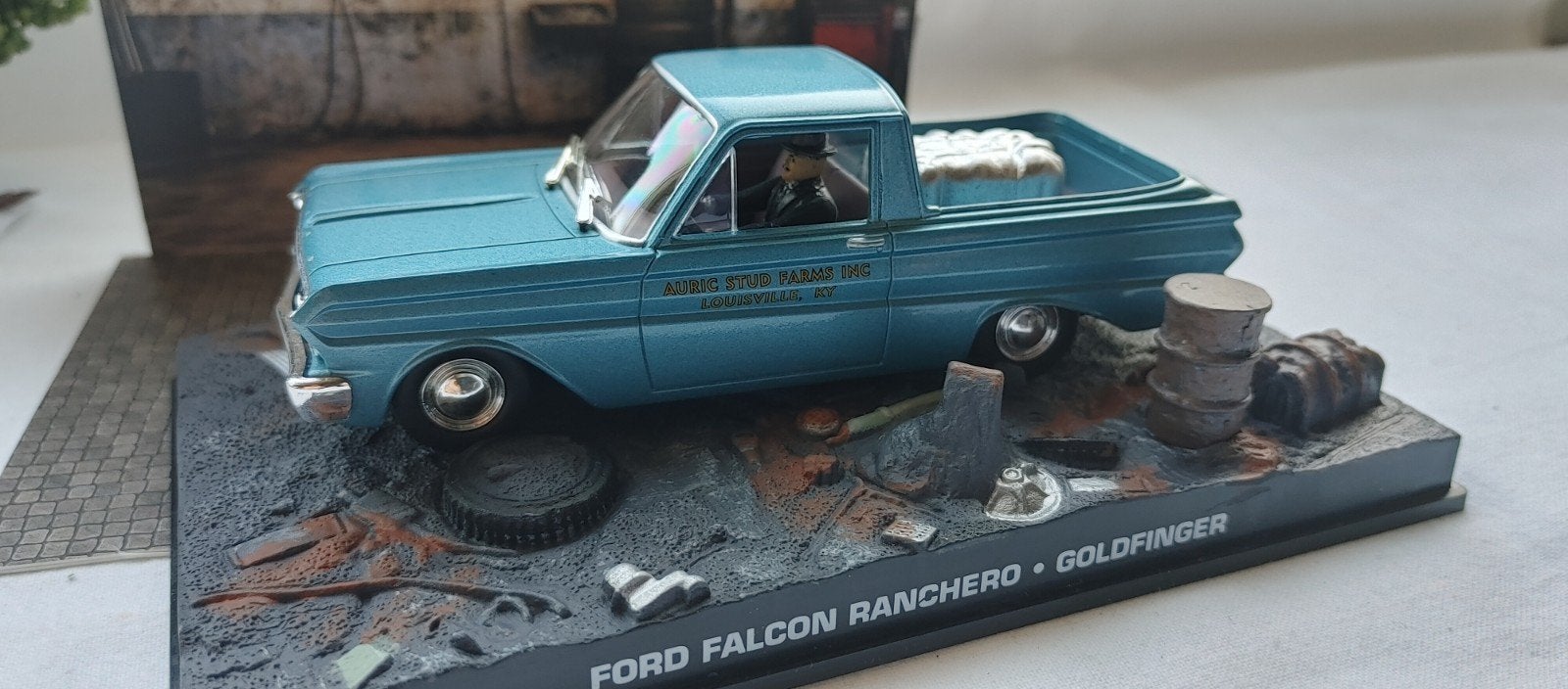 James bond collectie 1:43 ford falcon ranchero, Verzenden, Zo goed als nieuw, Auto, Overige merken