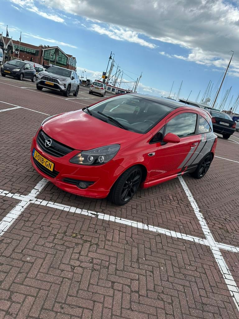 Opel Corsa 1.4 64KW 3D 2010 Rood, Auto's, Opel, Particulier, Corsa, Benzine, B, Hatchback, Handgeschakeld, Geïmporteerd, Rood