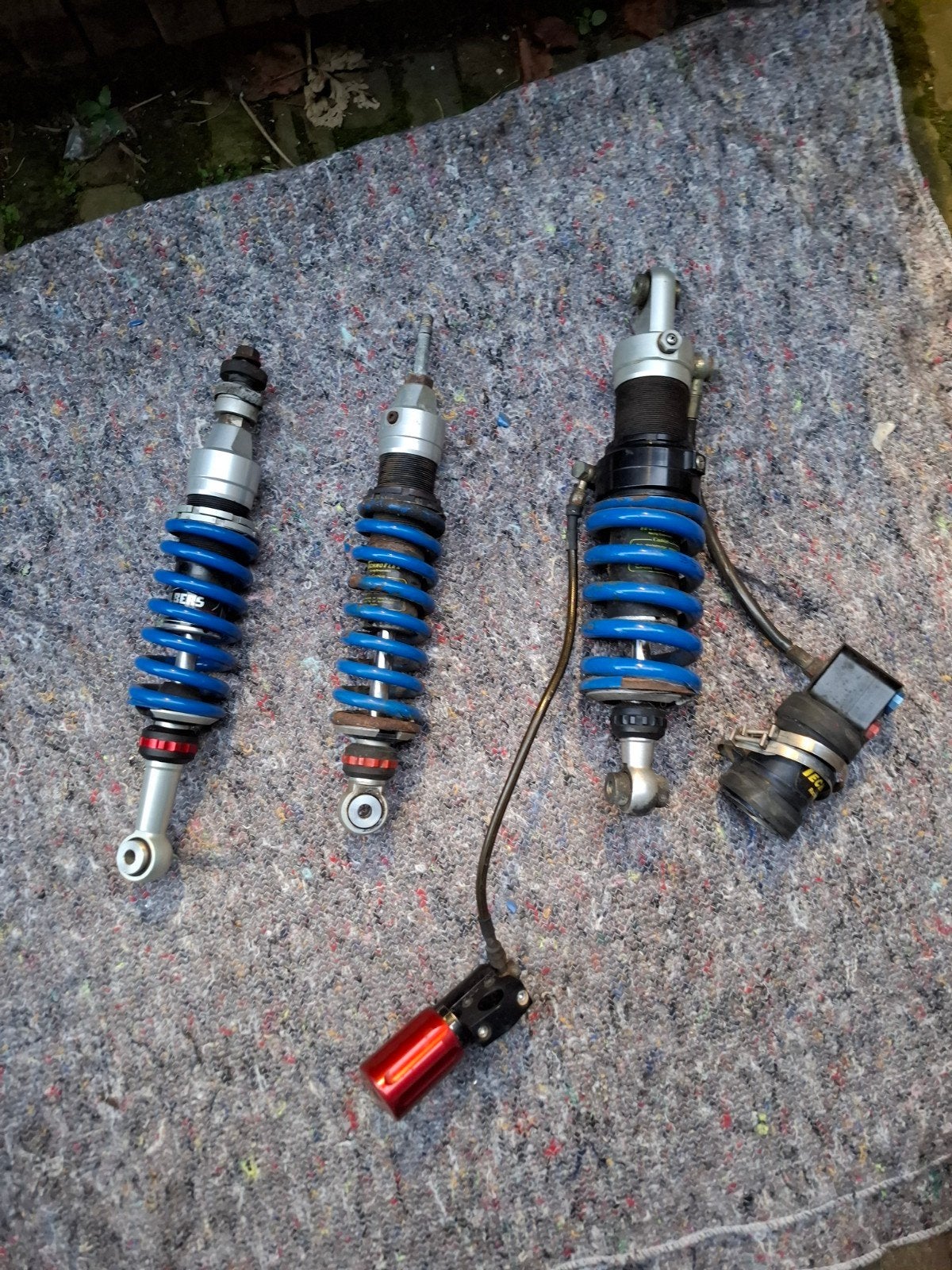 Technoflex en Wilbers voor oa BMW R1150GS, Ophalen, Gebruikt