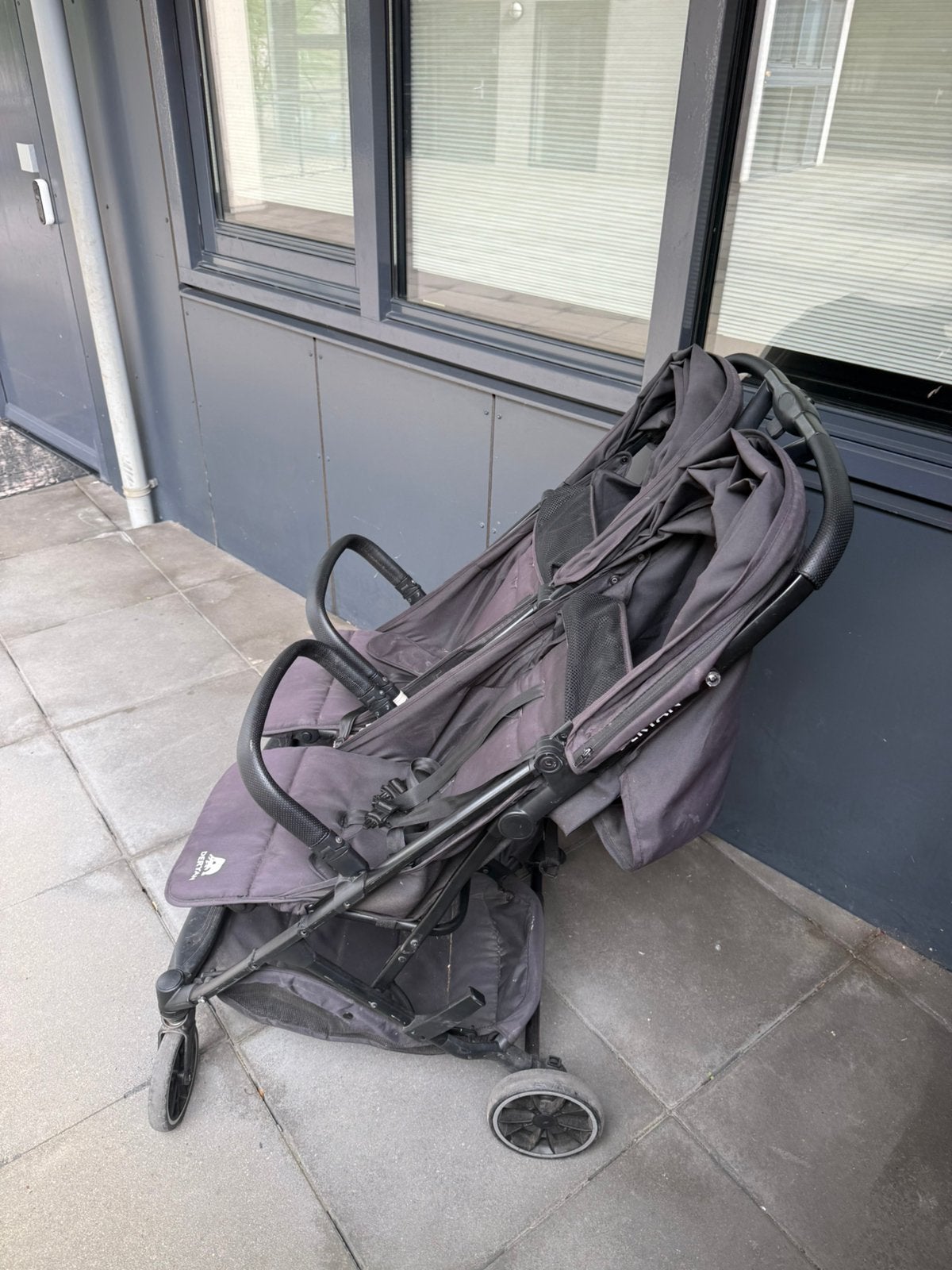 Deryan duo buggy zwart, Ophalen, Zo goed als nieuw