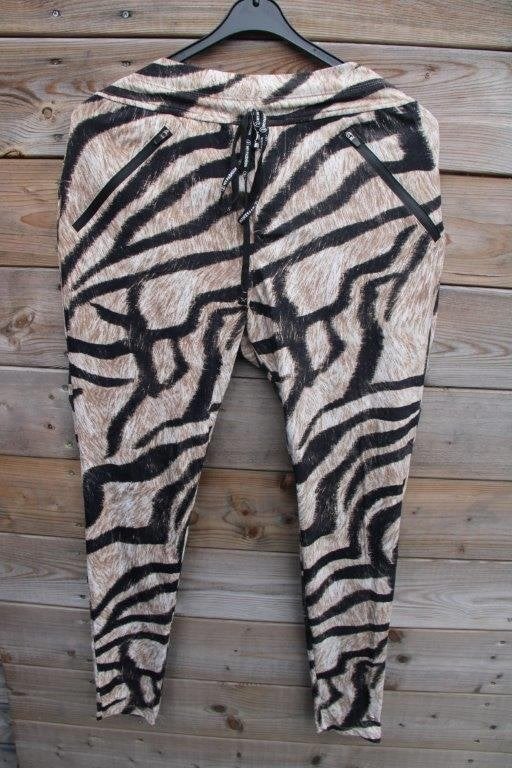 Tregging bruin/ zwart My Pashion mt M Travelstof Vaste prijs, Kleding | Dames, Maat 38/40 (M), Zwart, Ophalen of Verzenden, Zo goed als nieuw