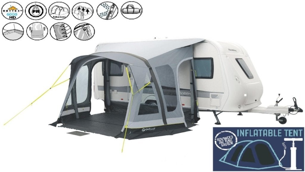 Outwell Cozumel Reef Voortent Caravan, Ophalen, Zo goed als nieuw, Outwell
