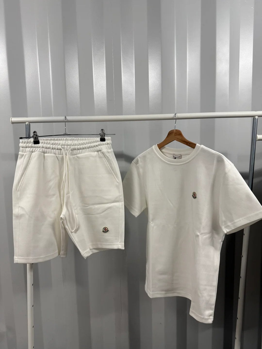 Moncler Zomersets - Zwart en Wit, Maat 38/40 (M), Verzenden, Zwart, Nieuw