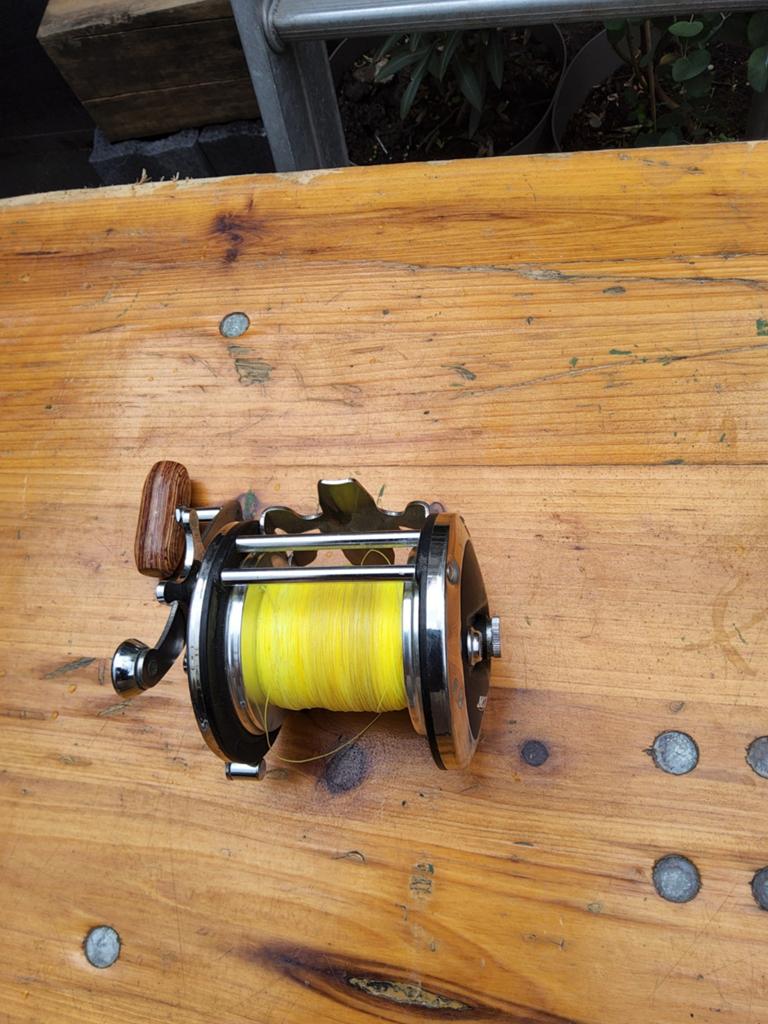 Zeemolen reel vismolen bootvissen, Watersport en Boten, Ophalen of Verzenden, Molen