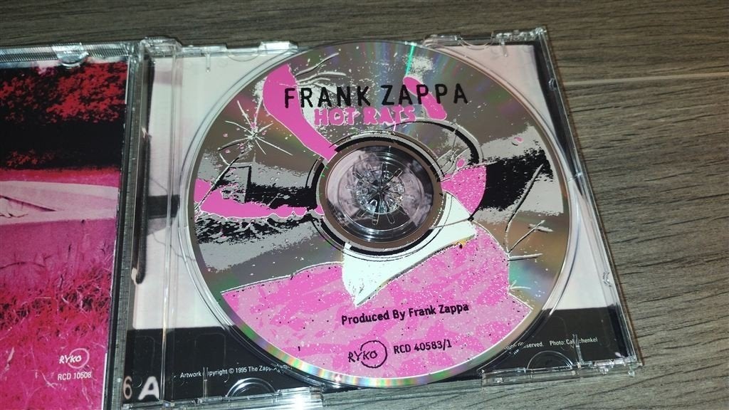 Frank Zappa - Hot Rats, Ophalen of Verzenden, Zo goed als nieuw, Poprock