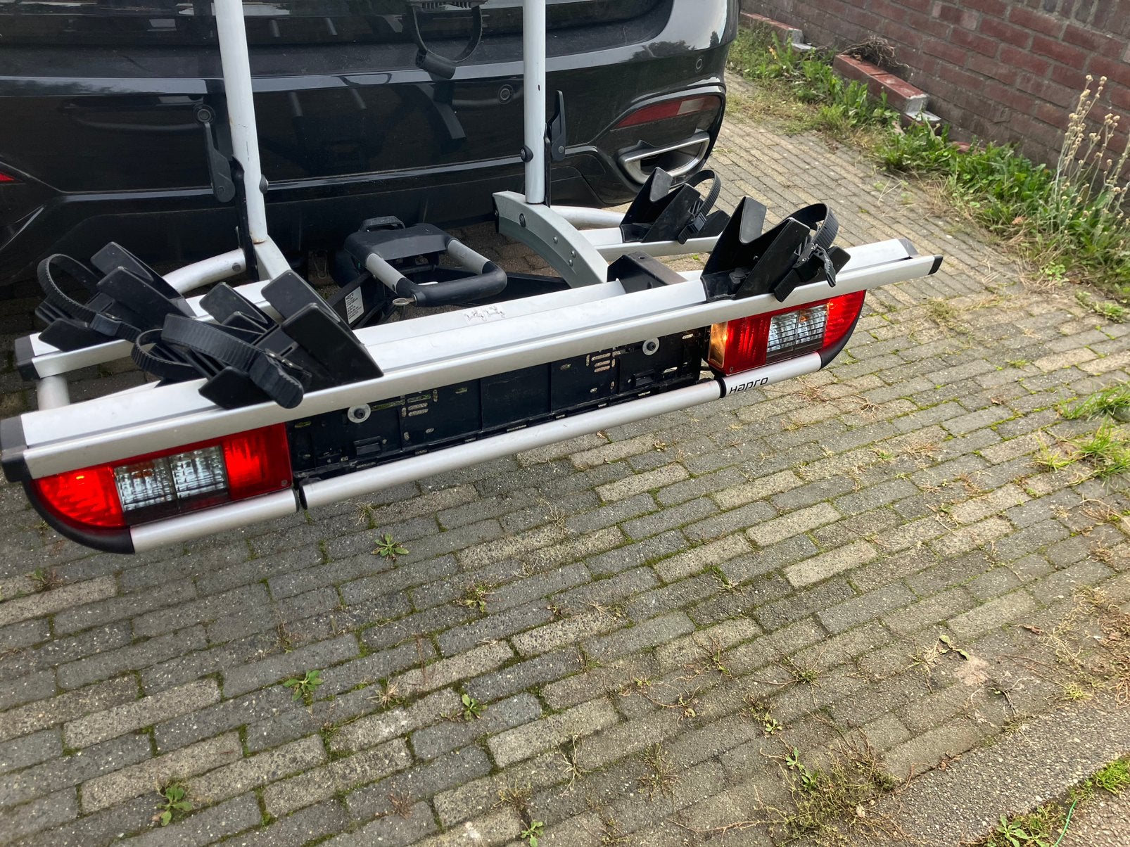 Fietsendrager van het merk Hapro, Ophalen, 3 fietsen of meer, Gebruikt, Brede banden