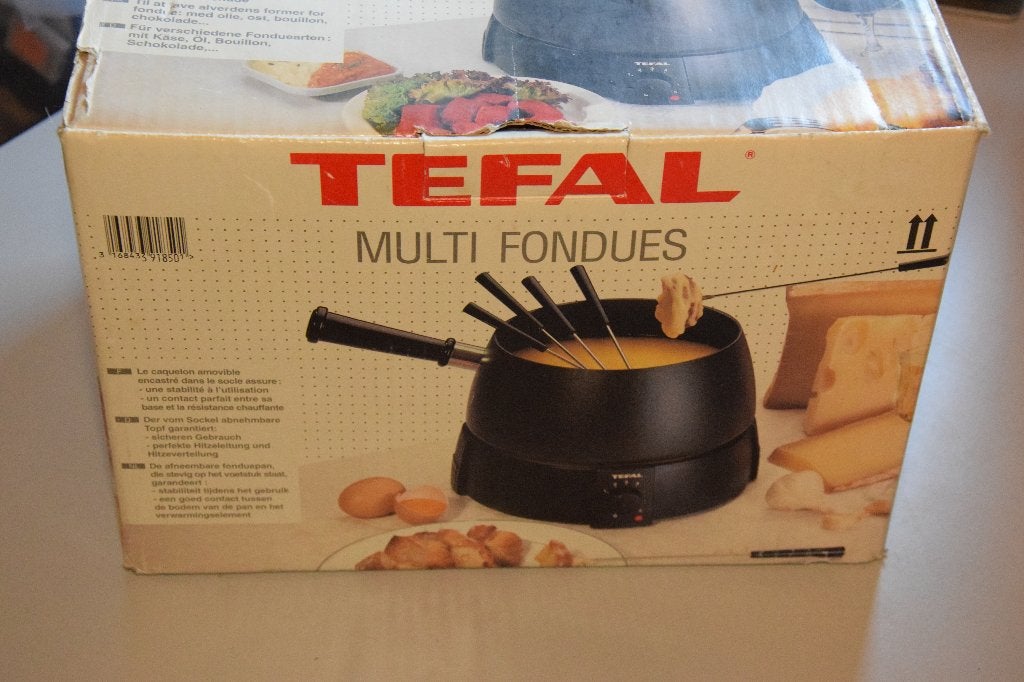 Tefal Multi Elektrische Fondue Set, Ophalen of Verzenden, Gebruikt, Elektrisch, Fondueset