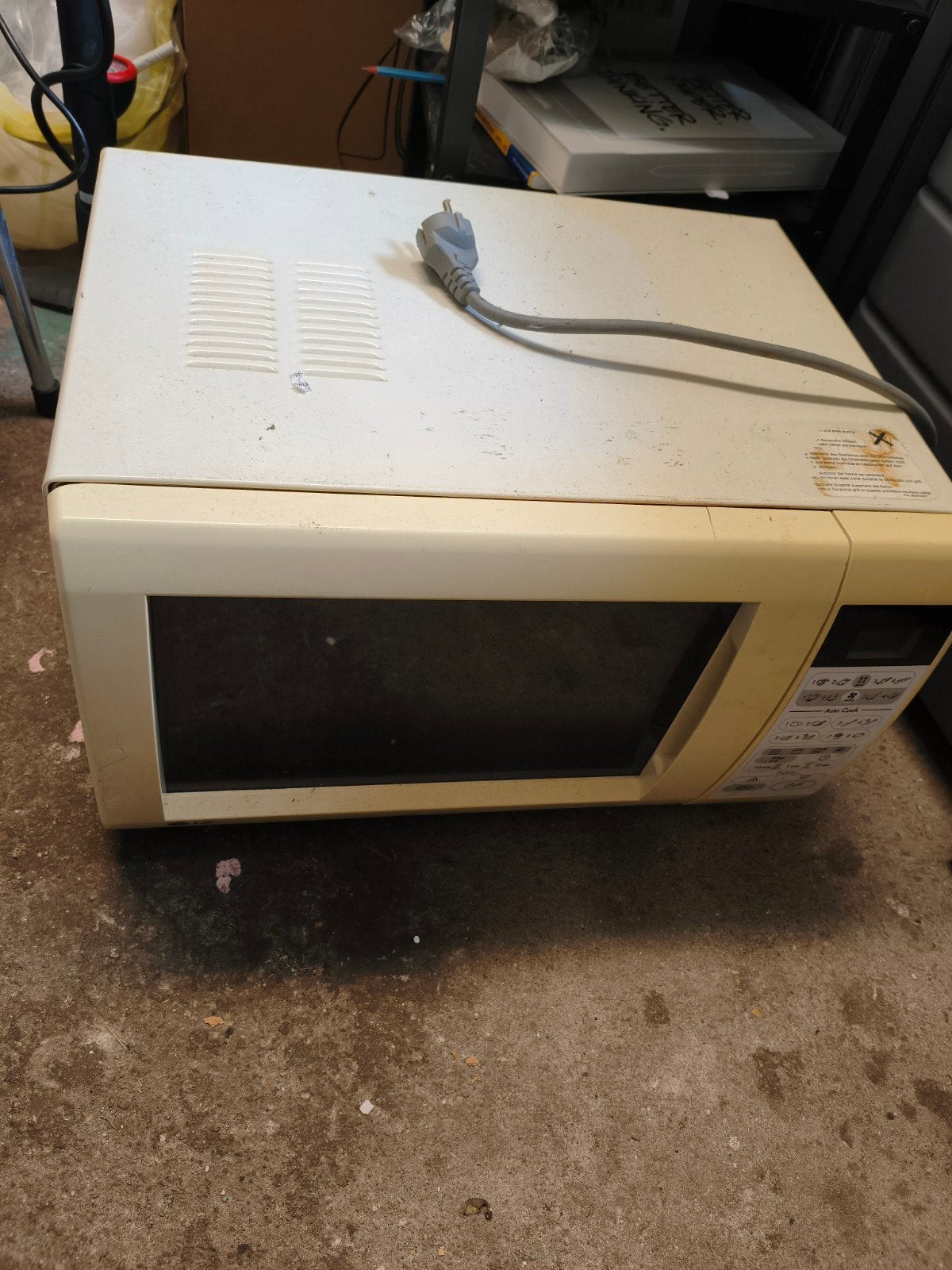 Gebruikte magnetron - Functioneel, met gebruikssporen, Ophalen, Gebruikt, Magnetron, Draaiplateau