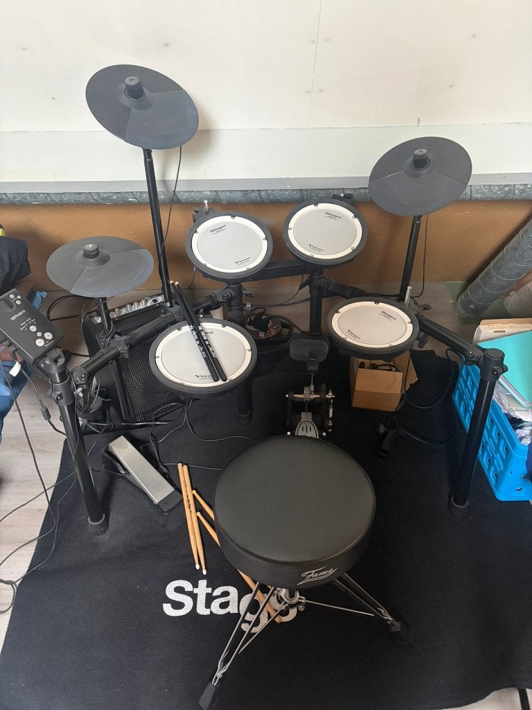 Complete Roland TD‑1 DMK drumset zo goed als nieuw, Ophalen, Zo goed als nieuw, Roland, Elektronisch