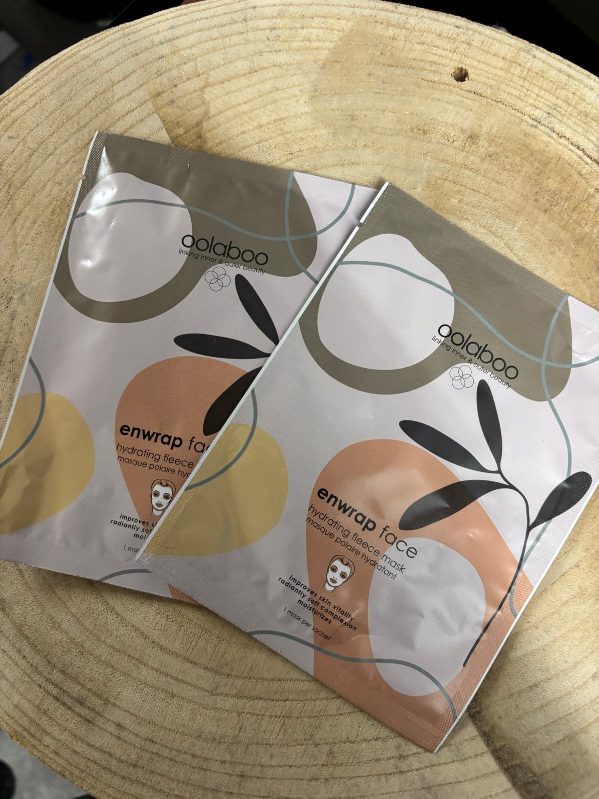 Oolaboo Hydraterend Vliesmasker - Enwrap Face (2 stuks), Ophalen of Verzenden, Nieuw, Gehele gezicht, Verzorging