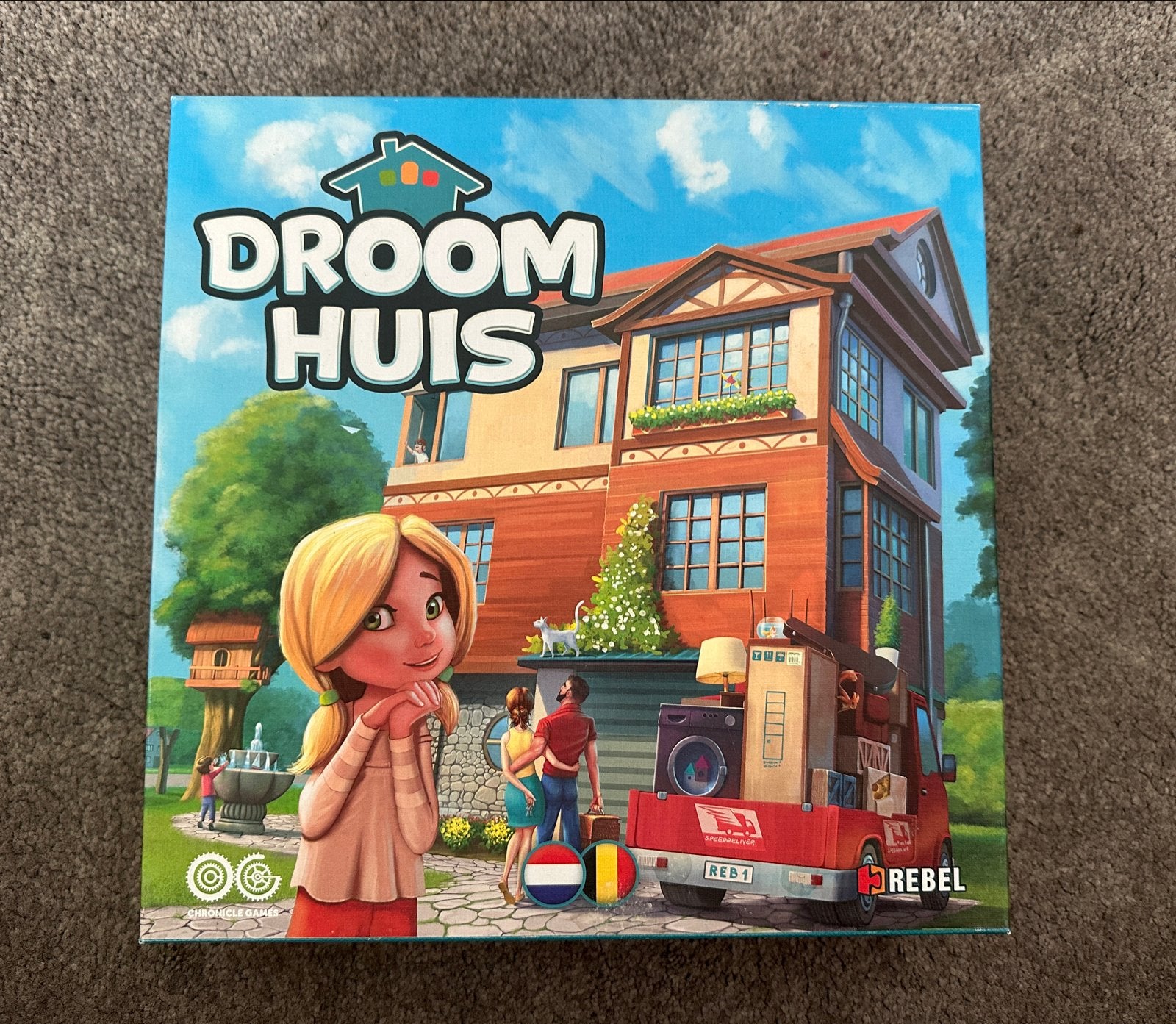 Droom Huis Bordspel - Bouw je eigen droomhuis! NIEUWSTAAT, Hobby en Vrije tijd, Gezelschapsspellen | Bordspellen, Een of twee spelers