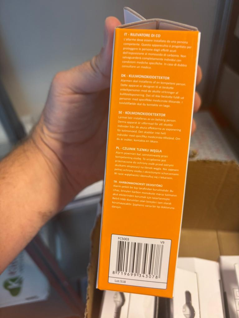 Koolmoxide melder, Huis en Inrichting, Brandblussers en Brandkasten, Ophalen, Nieuw