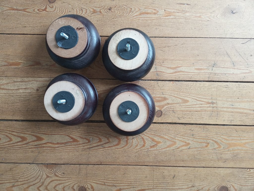 4 KLOSSEN, Hout, Zo goed als nieuw, Overige typen, Bruin
