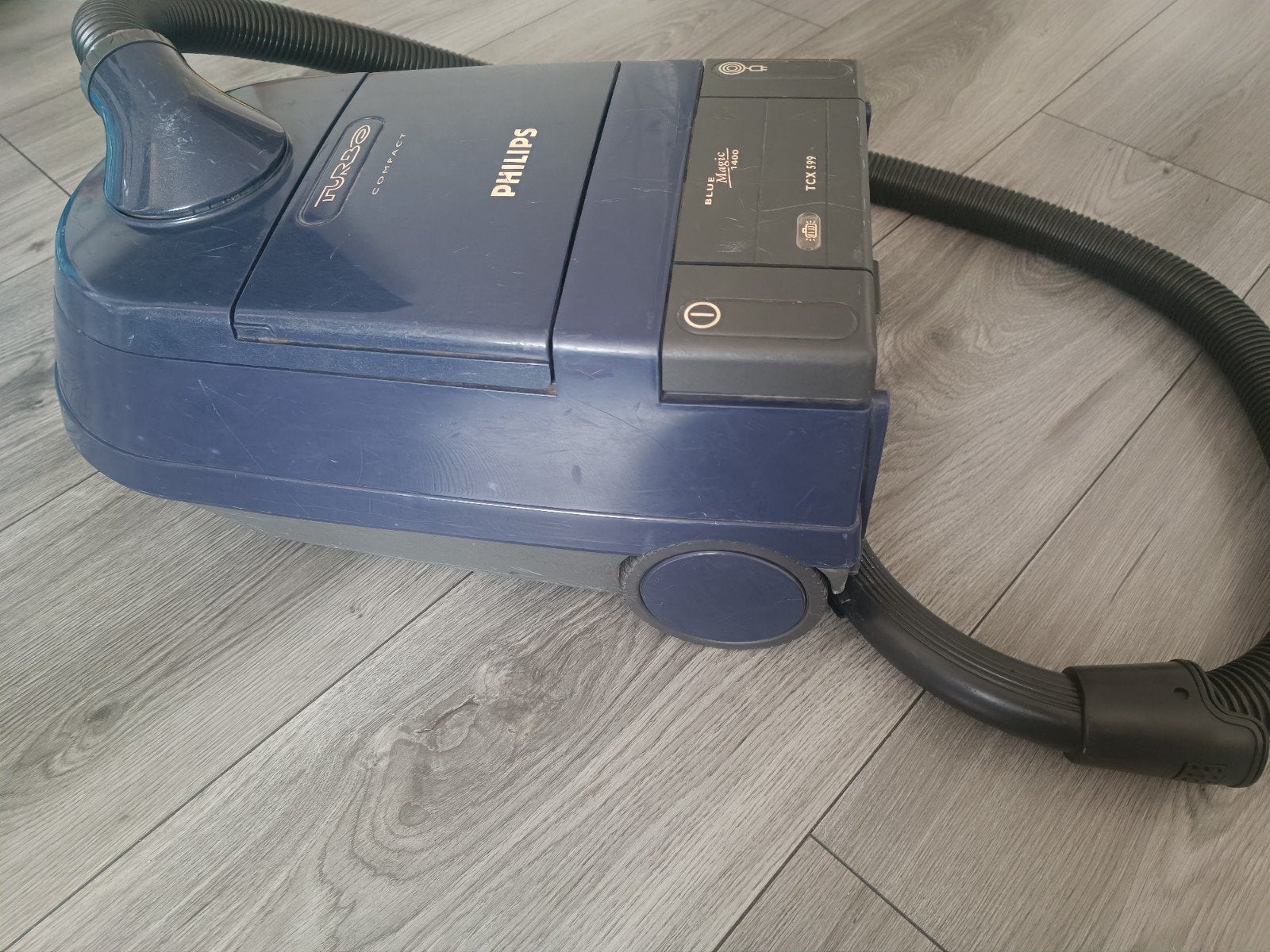 oud model stofzuiger Philips turbo, Verzenden, Gebruikt
