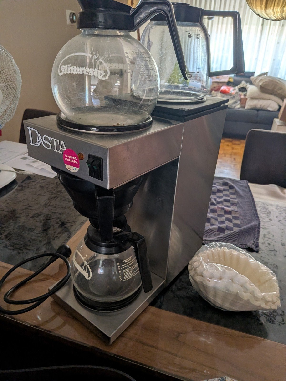 Proffesionele Koffiezetapparaat Dasta, Gebruikt, Gemalen koffie, 10 kopjes of meer, Koffiemachine