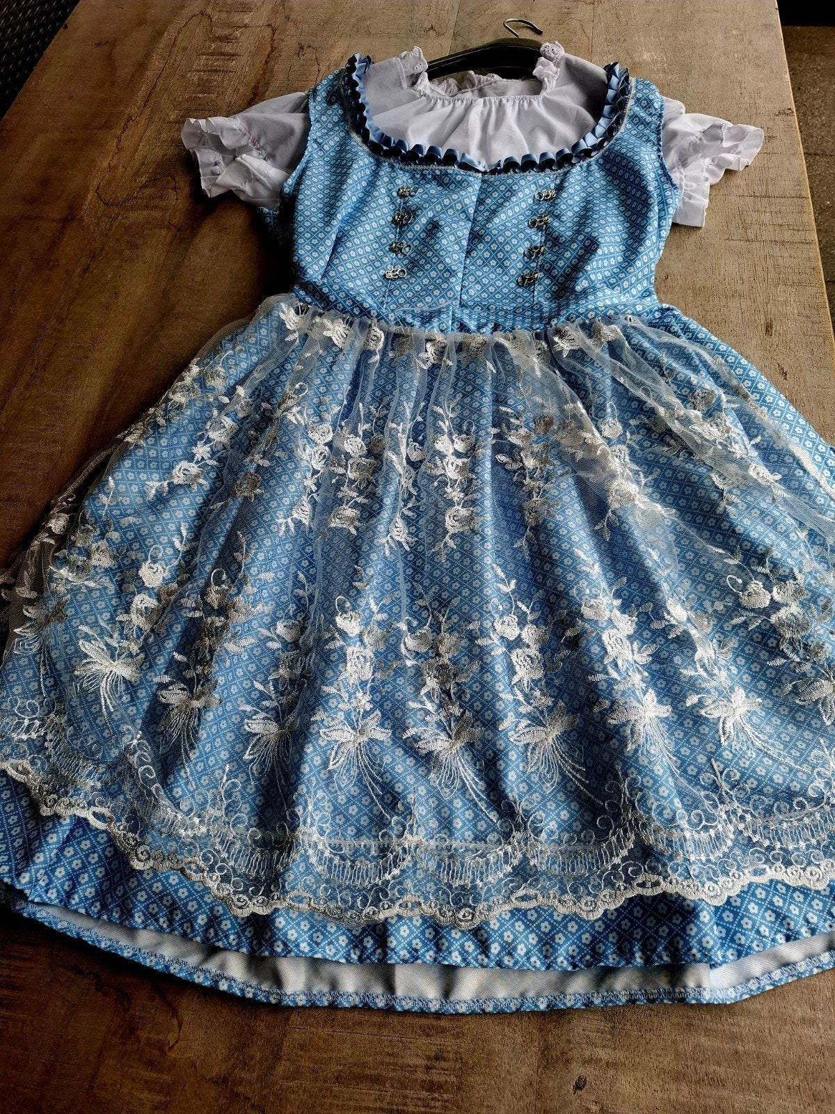 Nette dirndl,met wit blouse, kanten schort en kousen xxl, Kleding | Dames, Ophalen of Verzenden, Zo goed als nieuw, Maat 46/48 (XL) of groter