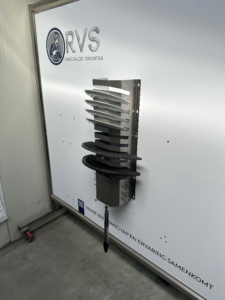 RVS BBQ accessoire rek voor wand, Ophalen of Verzenden, Nieuw, RVS Specialist Dronten