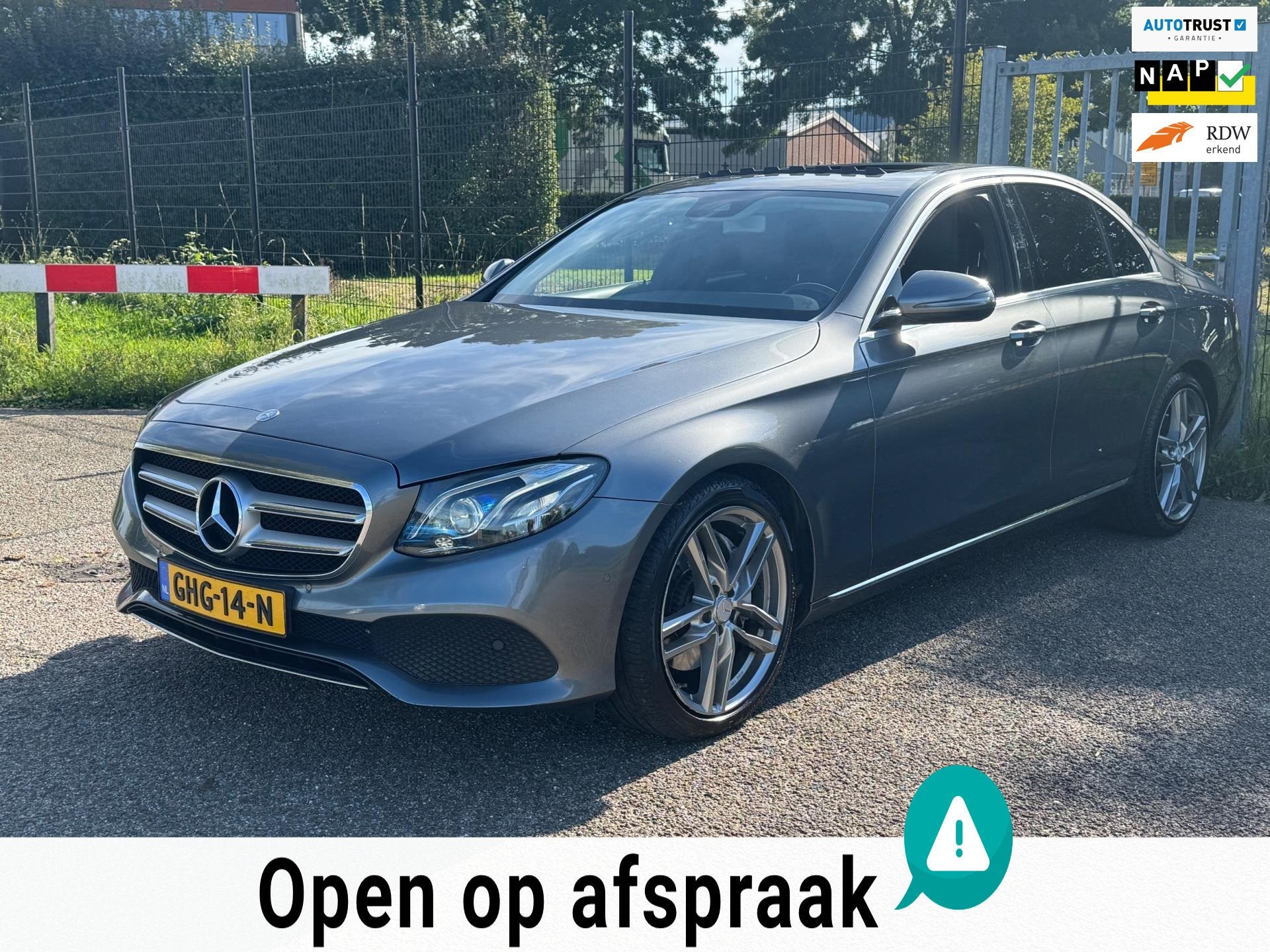 Mercedes-Benz E-klasse 350d Prestige Plus Opendak Multibeam, Automaat, Achterwielaandrijving, Gebruikt, Euro 6