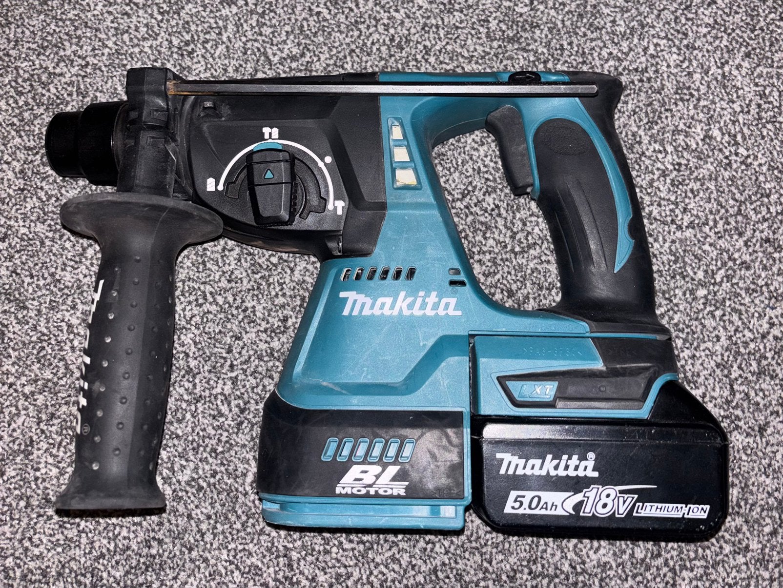 Makita combihamer incl accu, Verzenden, Zo goed als nieuw, Boor- en/of Breekhamer