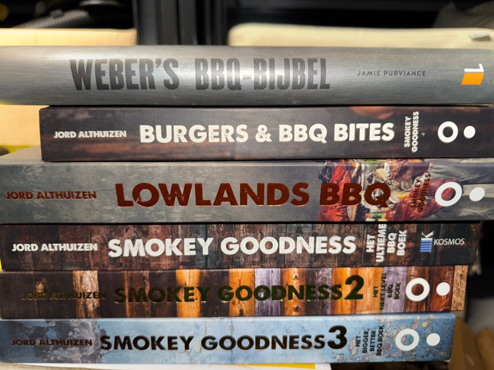 BBQ Boeken: Weber's, Smokey Goodness & meer, Ophalen of Verzenden, Zo goed als nieuw, Overige gebieden, Hoofdgerechten