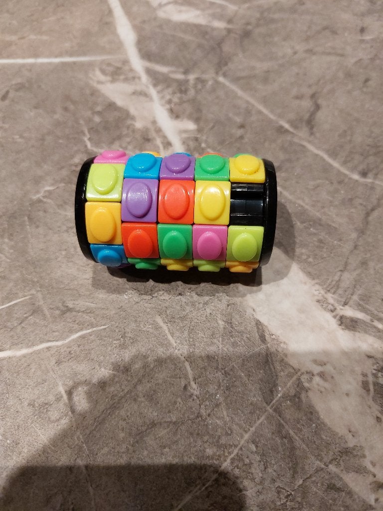 Kubus puzzel, Ophalen of Verzenden, Meer dan 50 stukjes, Zo goed als nieuw, 4 tot 6 jaar