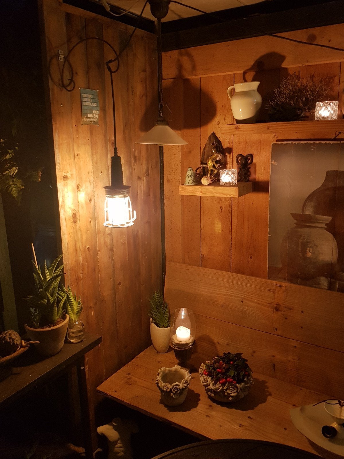 Hanglamp looplamp korflamp, Ophalen