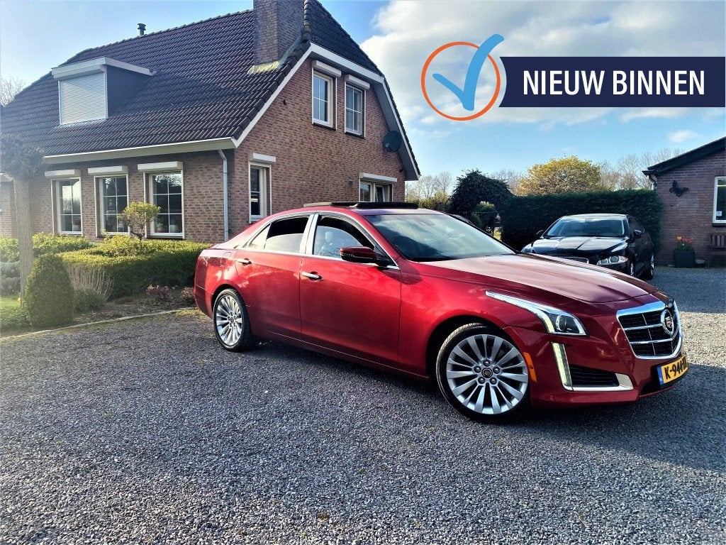 Cadillac CTS 2.0 TURBO EXECUTIVE BJ.2015 PANORAMA-DAK/BEIGE-, Auto's, Cadillac, 1734 kg, Gebruikt, Beige, 4 cilinders