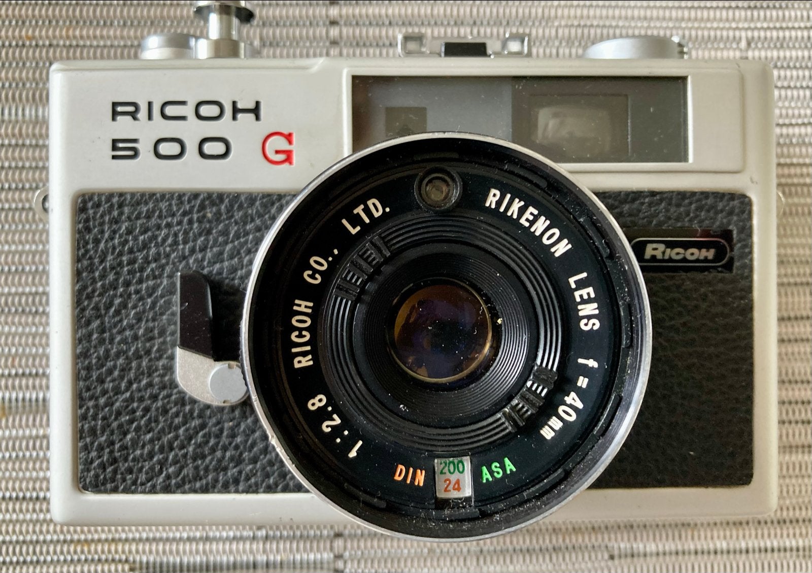 Ricoh 500 G compactcamera - Werkend lichtmeter, Ophalen of Verzenden, Gebruikt, Compact, Overige Merken
