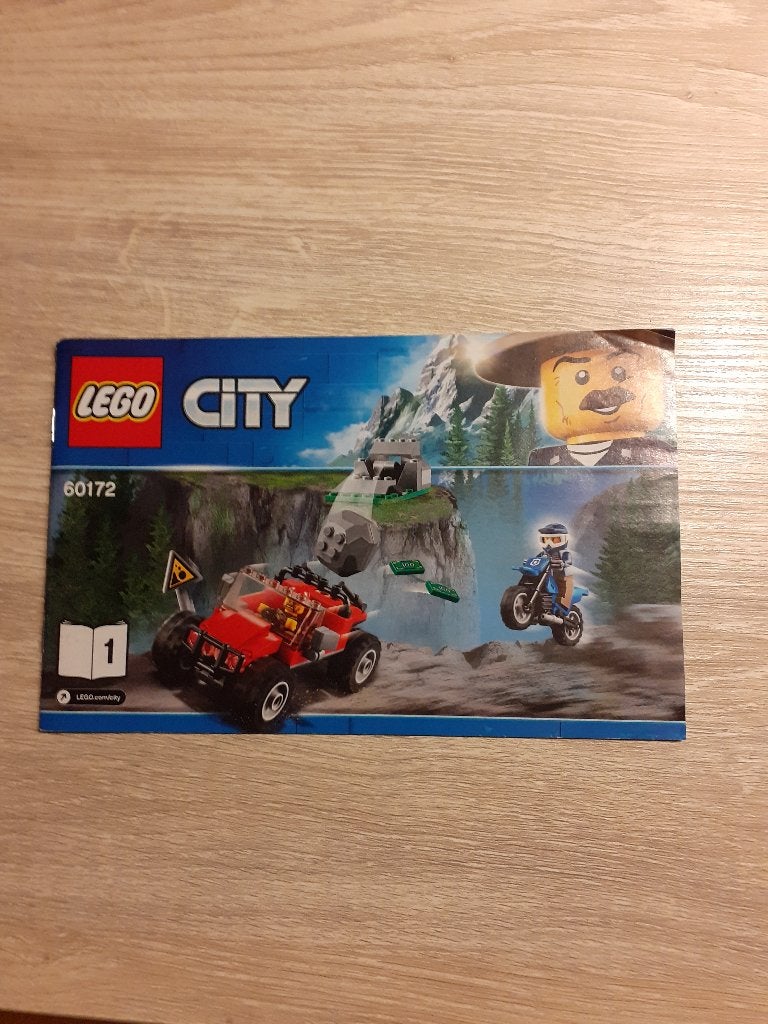 Lego 60172 bouwbeschrijving, Ophalen of Verzenden, Gebruikt