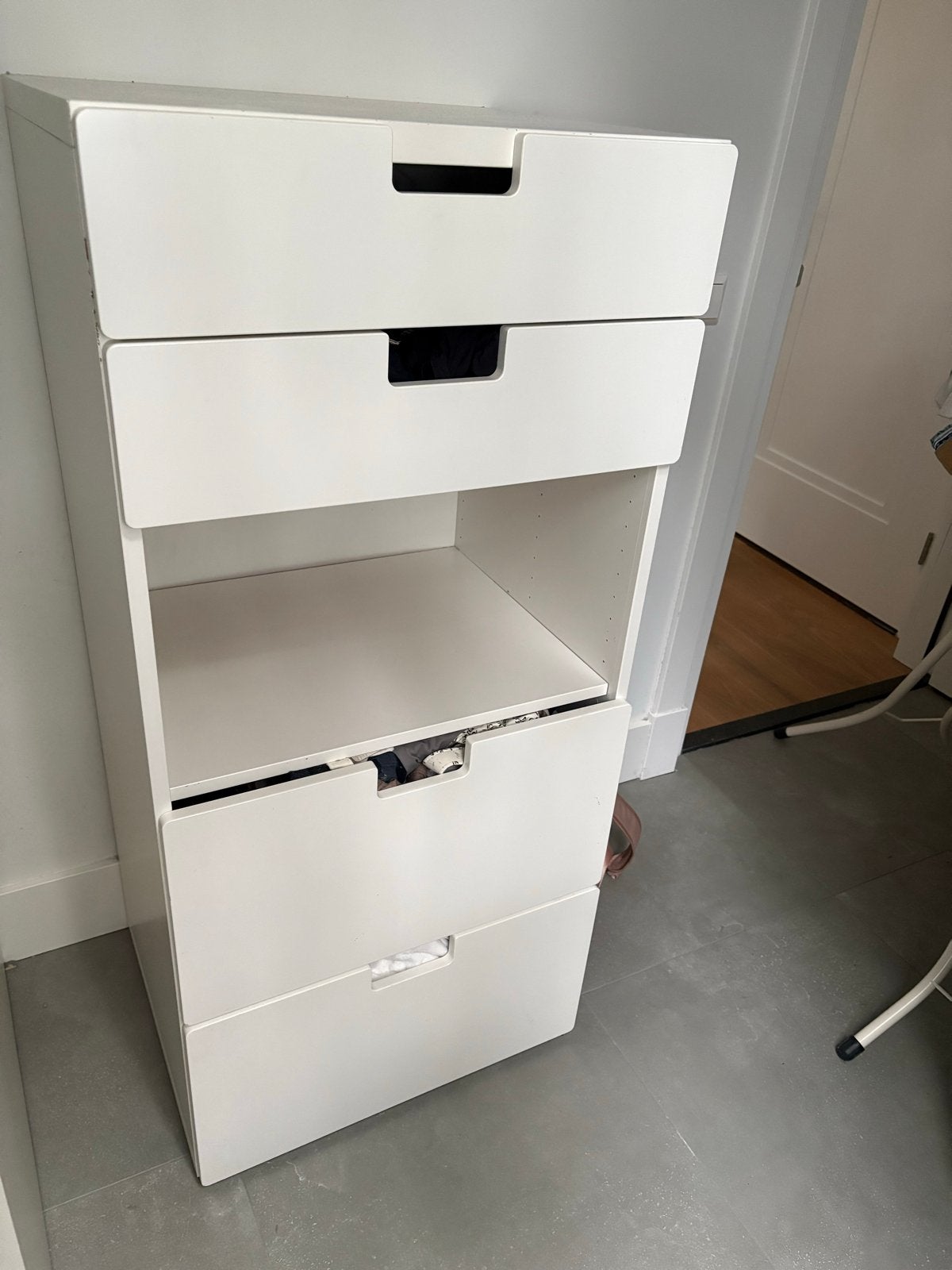 IKEA Kast - Wit, 130x60x50 cm, Ophalen, Gebruikt