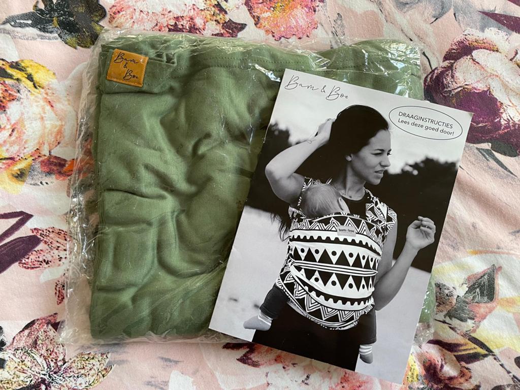 Draagdoek Bam & boe, Draagdoek, Nieuw, Buik, Rug of Zij, Ophalen