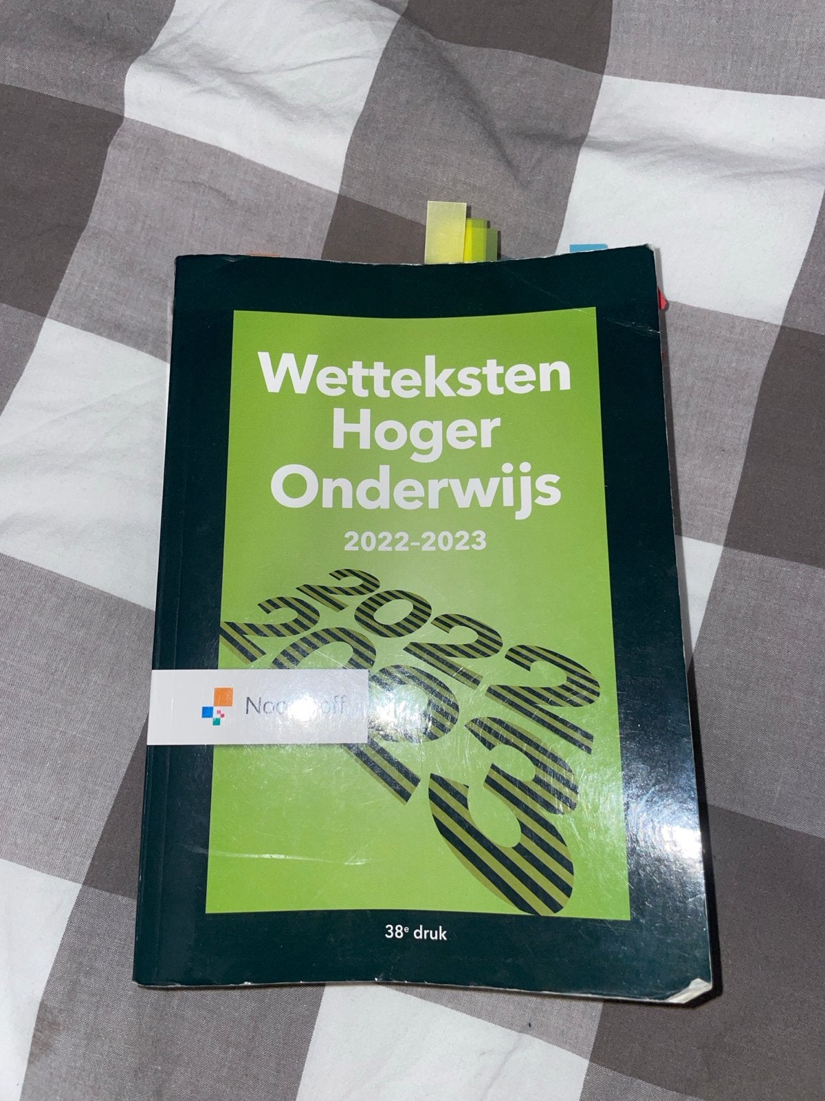 Wetteksten Hoger Onderwijs 2022-2023 - 38e druk, Ophalen of Verzenden, Gamma, Gelezen, HBO