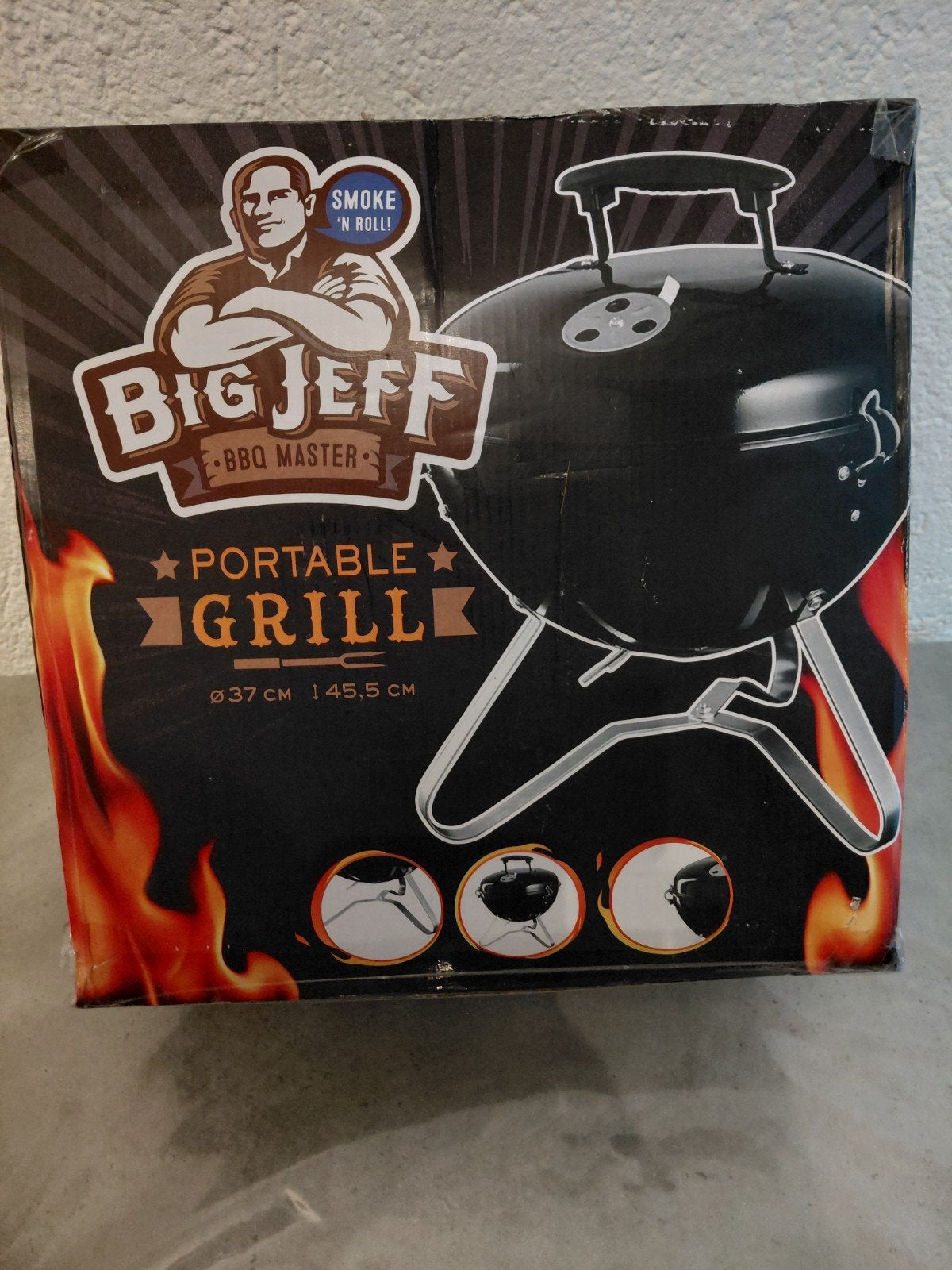Big Jeff BBQ Master Draagbare Grill & Rookoven & Roll, Ophalen, Nieuw, Big Jeff