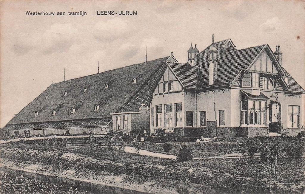 702-421-053 Westerhouw Aan Tramlijn Leens Ulrum, Verzamelen, Verzenden, Voor 1920, Groningen