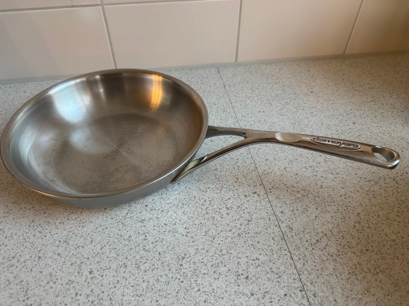 Demeyere Proline 7 Pan 20cm TriplInduc Belgie chef grade, Koekenpan, Demeyere, Ophalen of Verzenden, Zo goed als nieuw