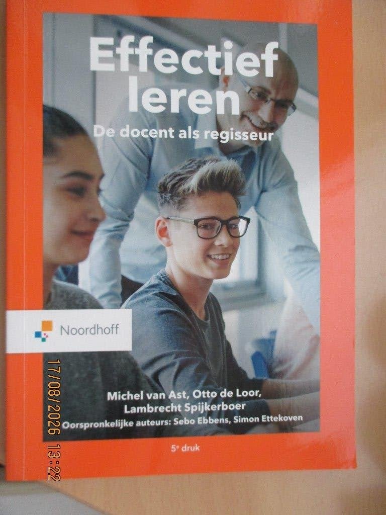 Michel van Ast, e.a.Effectief leren,de docent als regisseur, Boeken, Ophalen of Verzenden, Alpha, Zo goed als nieuw, HBO