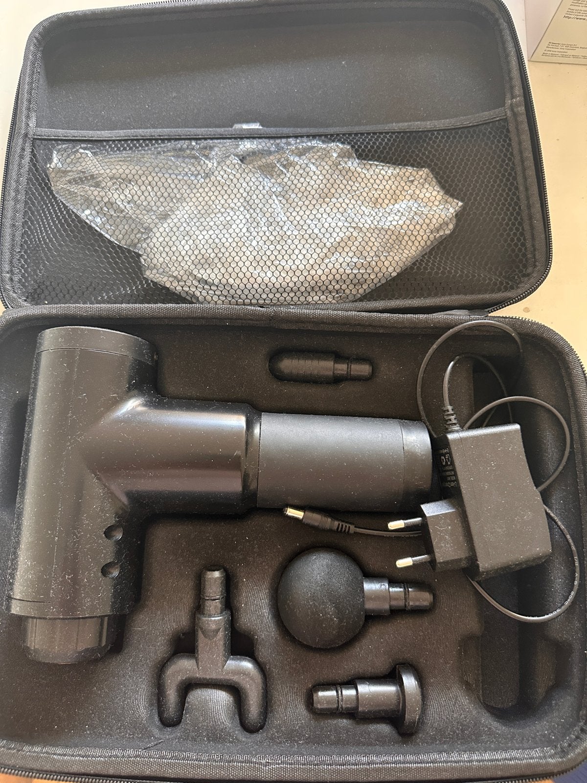 Massage Gun - Diepe Weefsel Percussie Massager, Ophalen of Verzenden, Gebruikt, Apparaat