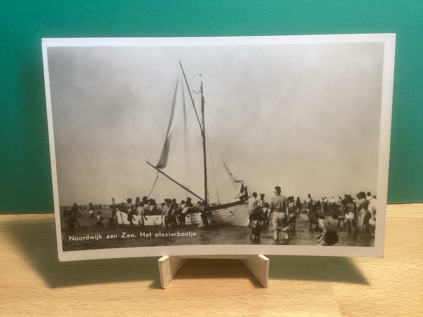 Noordwijk aan Zee - Het plezierbootje.   513, Ophalen of Verzenden, 1940 tot 1960, Gelopen, Zuid-Holland