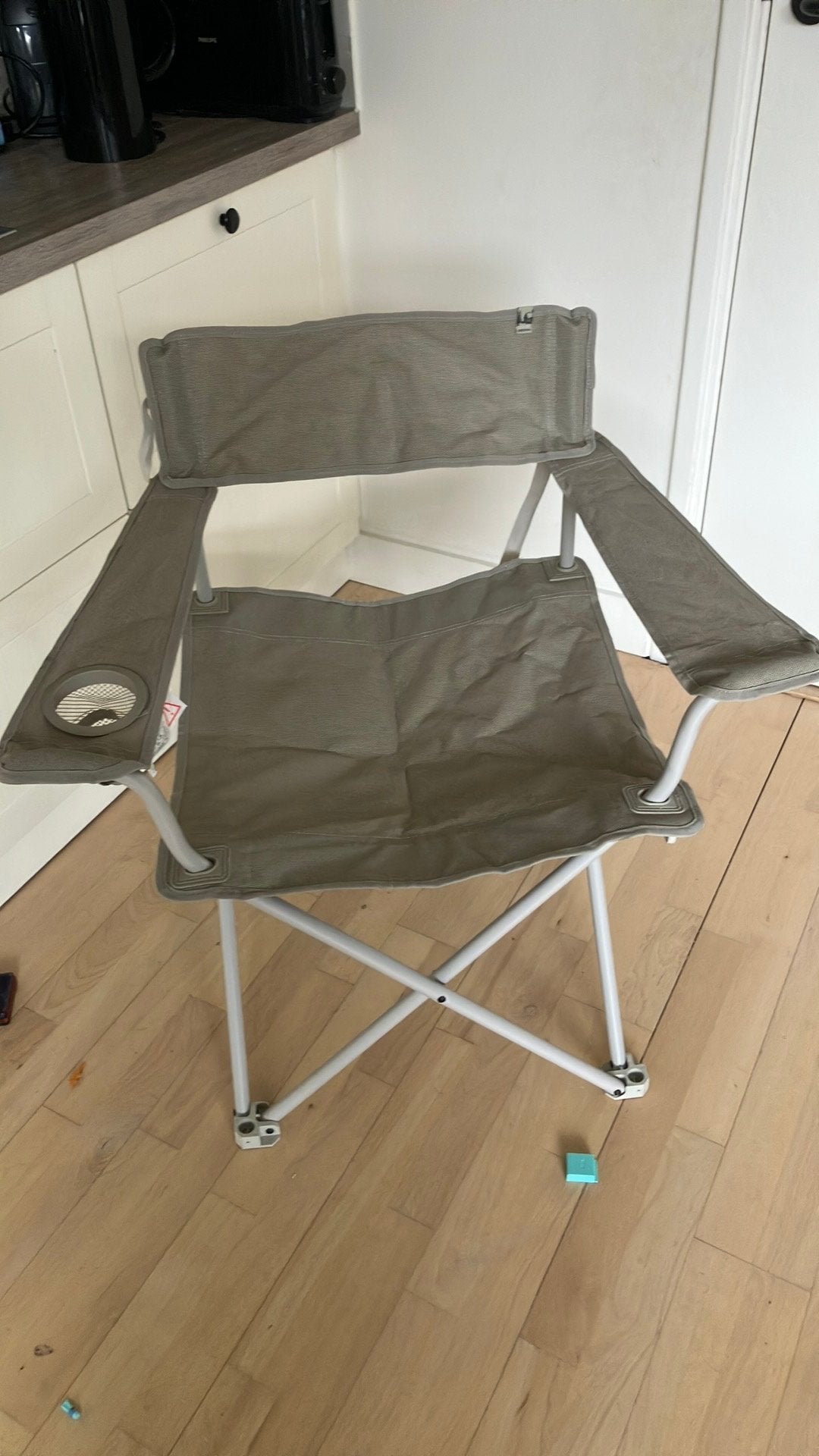 Quecha campingstoek, zgan, Caravans en Kamperen, Ophalen, Zo goed als nieuw, Campingstoel