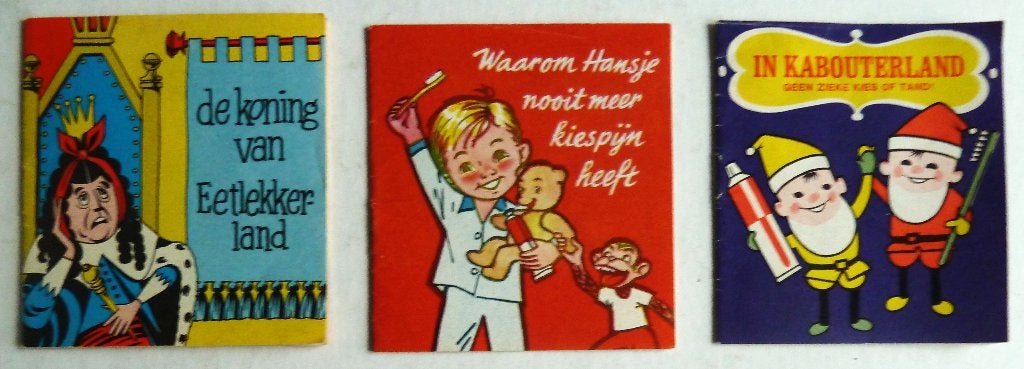3 reclame boekjes Prodent voor de kindertjes van Nederland, Ophalen of Verzenden, Zo goed als nieuw, Overige typen