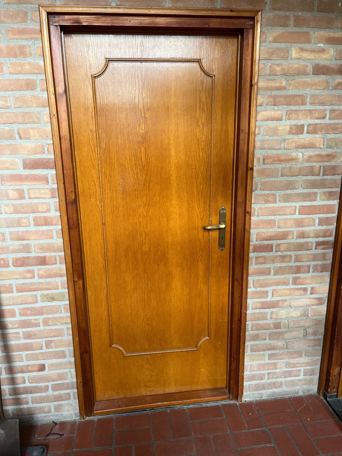Massief eikenhouten binnendeuren met klassieke uitstraling, Doe-het-zelf en Verbouw, Deuren en Horren, Ophalen, Gebruikt, 80 tot 100 cm