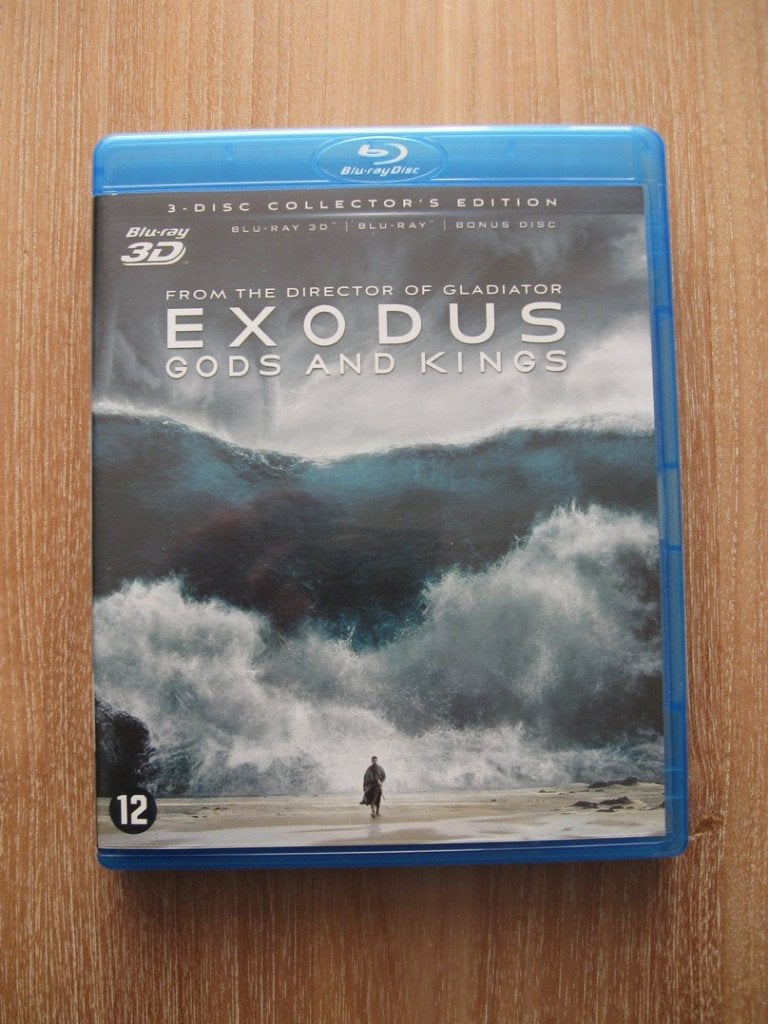 3D Blu-ray (3 Discs) Exodus: Gods and Kings Christian Bale, Engels, Nederlands, Film, Actie
