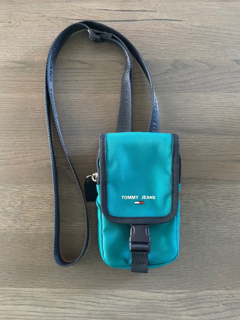 Tommy Jeans telefoontas / schoudertas, Ophalen of Verzenden, Zo goed als nieuw, Blauw, Overige merken