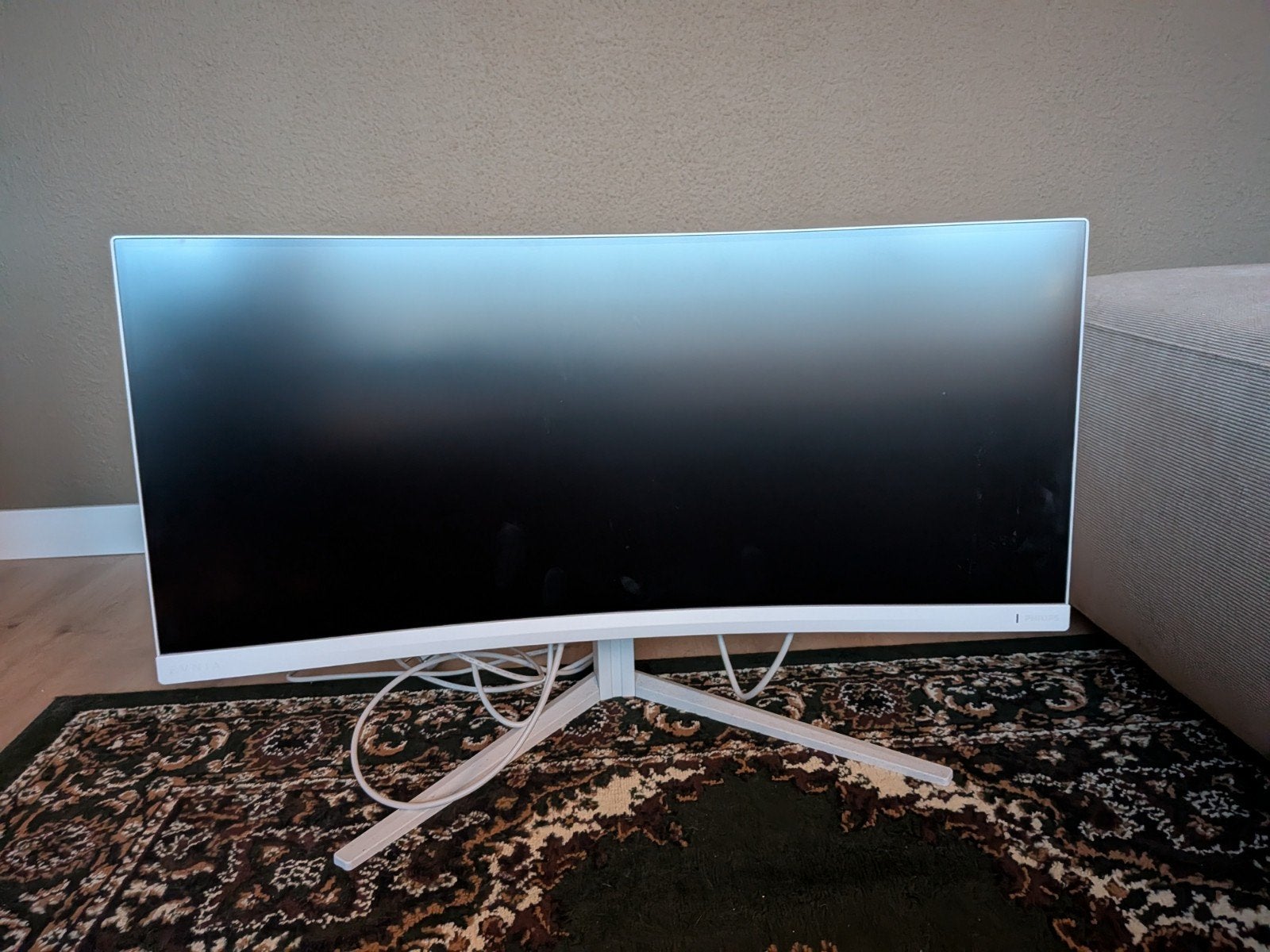 Philips Evnia 34M2C5501A 34inch QHD Gaming Monitor, Computers en Software, Curved, Zo goed als nieuw, Philips Evnia, Ophalen